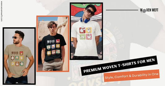 Premium Woven T-Shirts for Men: Style, Comfort & Durability in One