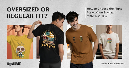 Oversized or Regular Fit? How to Choose the Right Style When Buying T Shirts Online