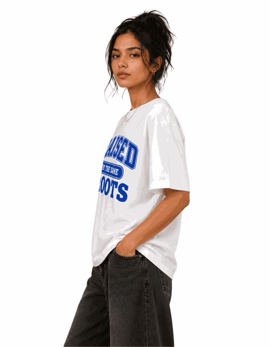 Raised by same roots | Women's Off-White T-shirt | The Sibling Edit