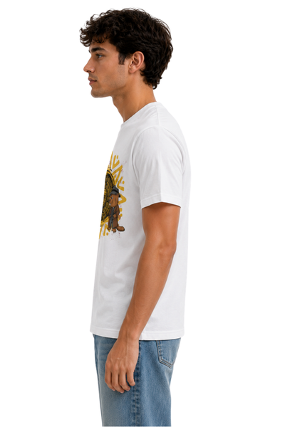 Detective Duo | Men's Off-White T-shirt | Cartoon