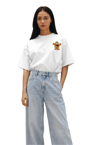 Mischief | Women's Off-White T-shirt | Cartoon