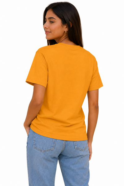 Don't Make Me Use My Cute Powers | Women's Mustard yellow T-shirt | Cartoon