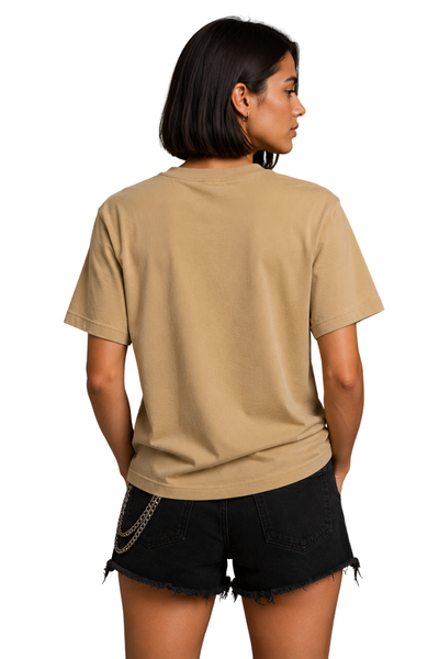 Inner Peace | Women's Beige T-shirt | Cartoon
