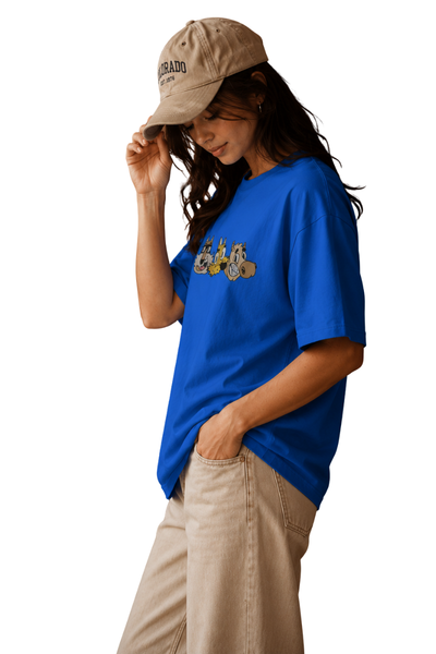 Goofy Gang | Women's SkyBlue T-shirt | Cartoon
