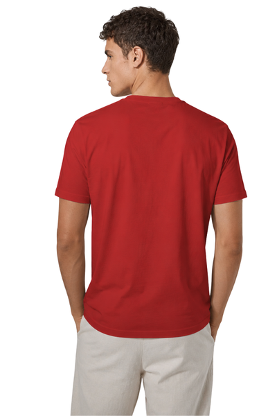 Angry Duck | Men's Red T-shirt | Cartoon