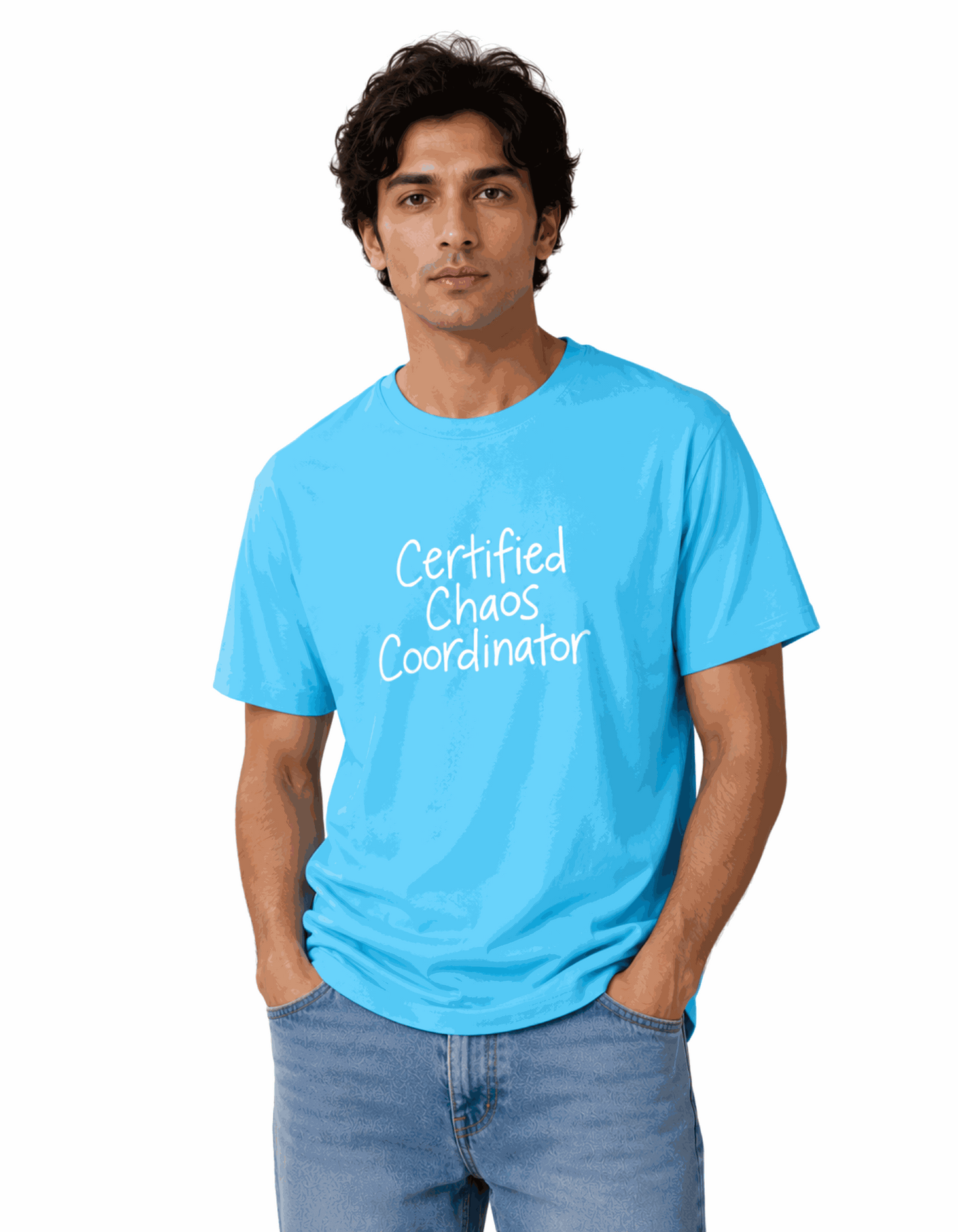 Certified Chaos Coordinator | Women's SkyBlue T-shirt | The Sibling Edit