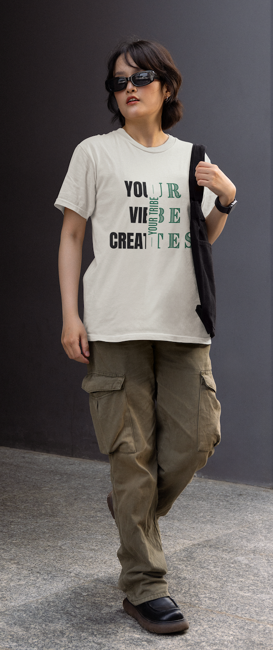 "Your Vibe Creates Your Tribe" | Women’s Motivational T-shirt