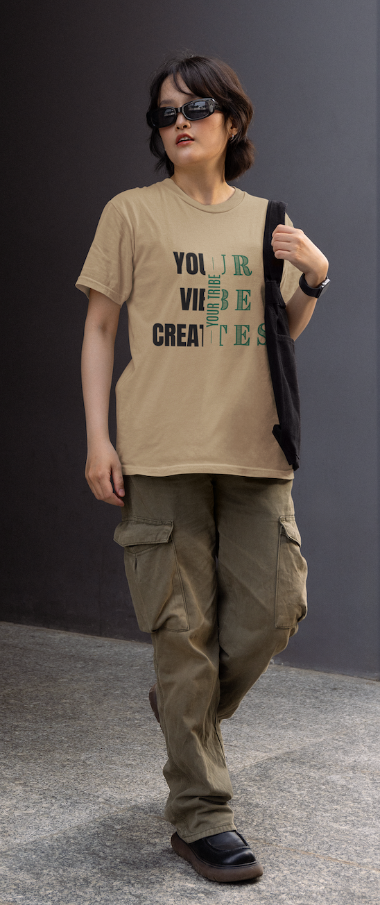 "Your Vibe Creates Your Tribe" | Women’s Motivational T-shirt