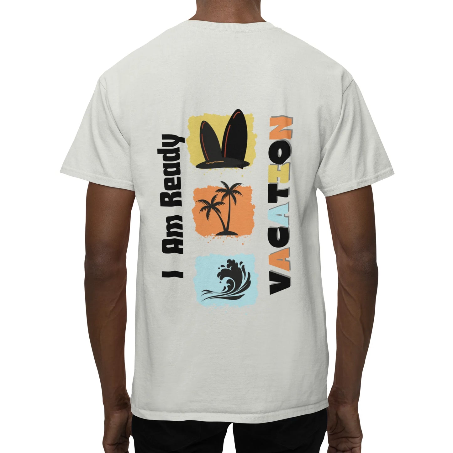 "I am Ready Vacation" | Men 's T-Shirt for Travellers