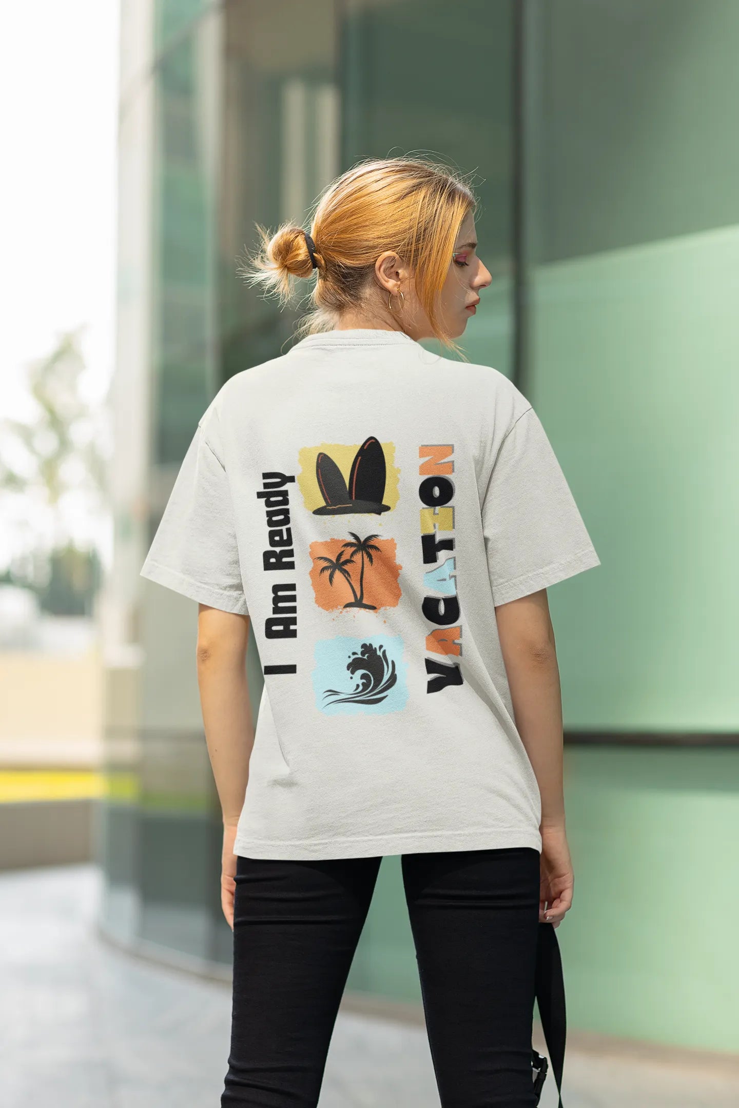 "I am Ready Vacation" | Women 's T-Shirt for Travellers