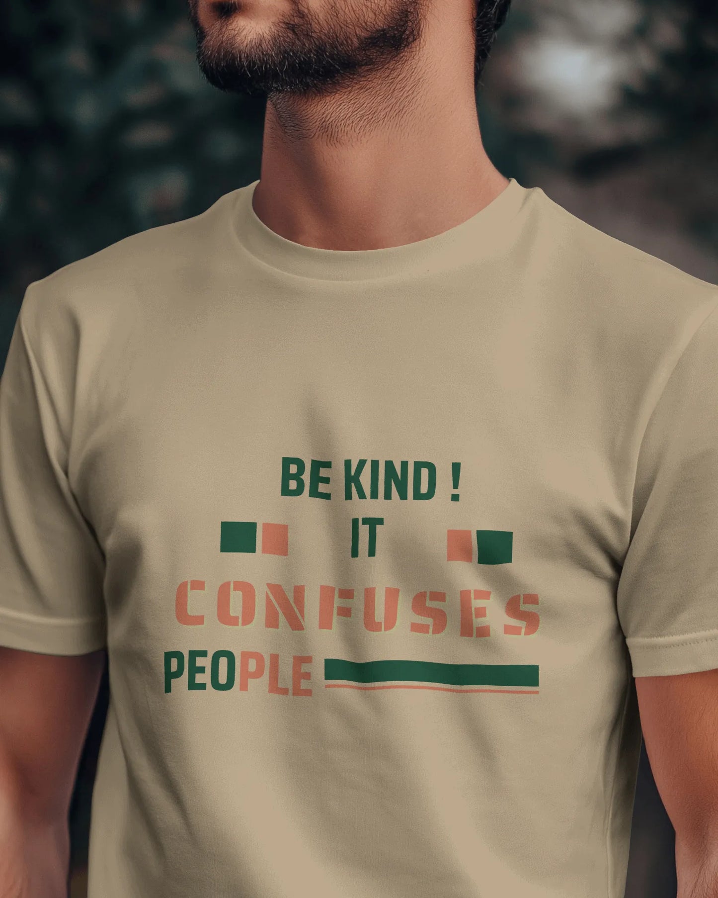 "Be Kind - It Confuses People" | Men’s Motivational T-shirt