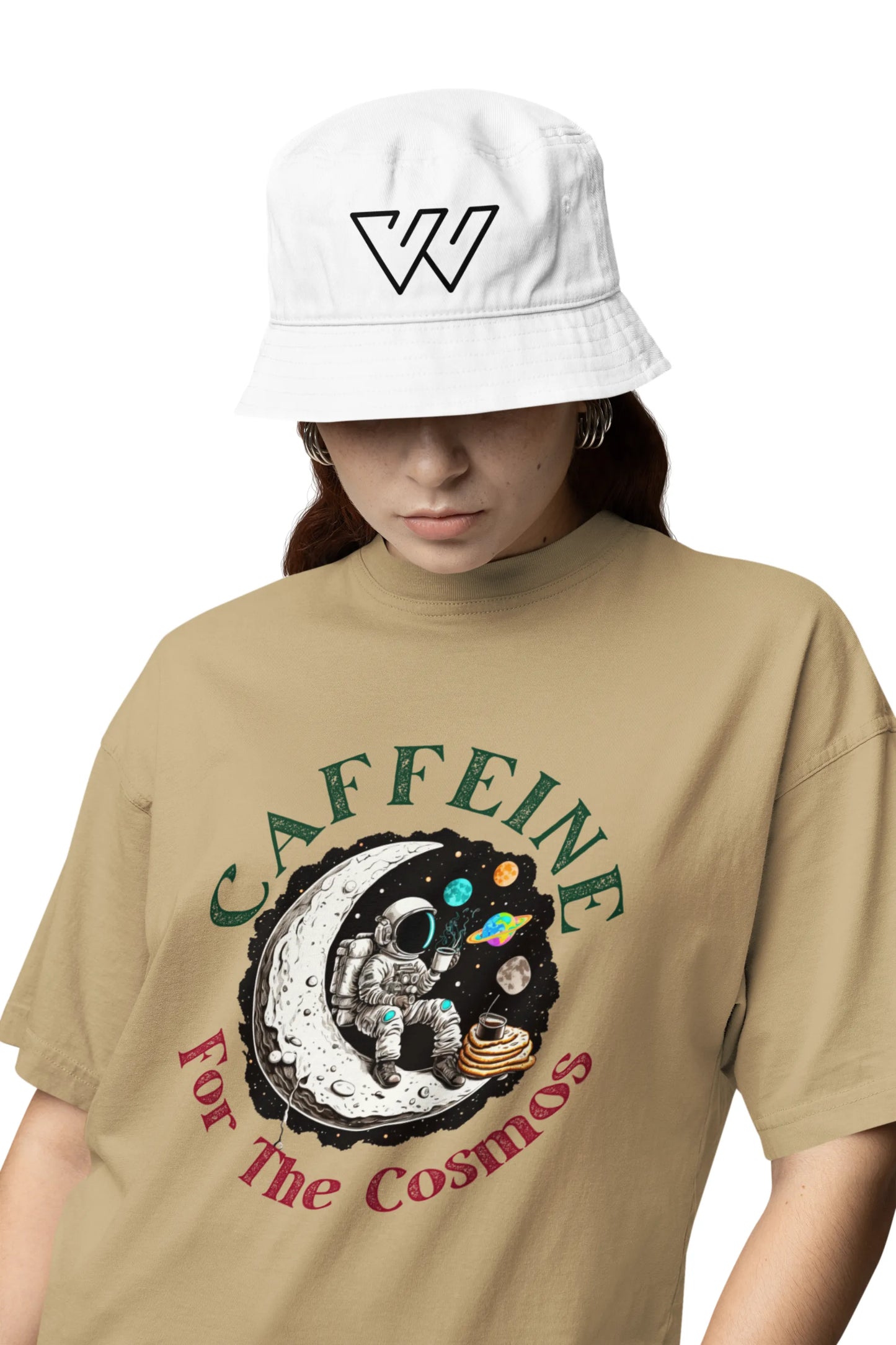 "Caffeine For The Cosmos" | Women’s Coffee Lovers T-shirt