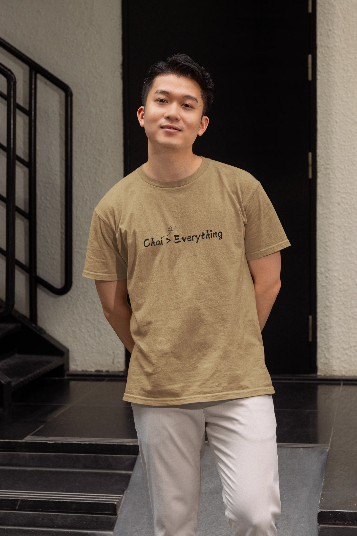 "Chai > Everything" | Men’s T-shirt for Tea Lovers