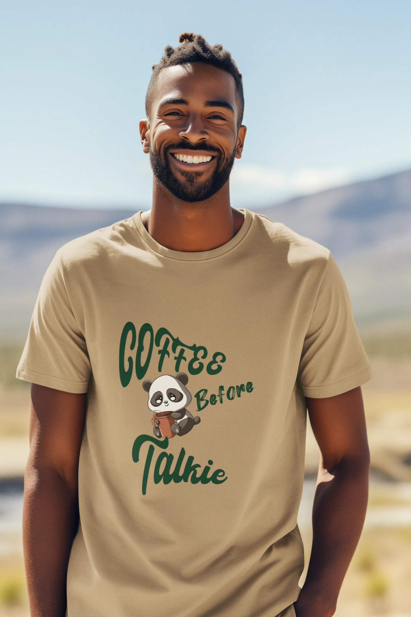 "Coffee Before Talkie" | Men’s Coffee Lovers T-shirt