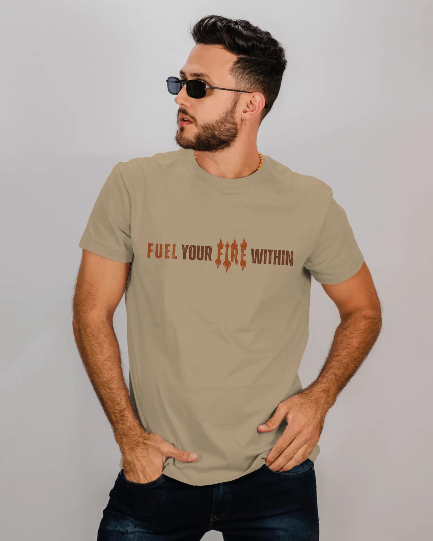 "Fuel Your Fire Within" | Men’s Motivational T-shirt