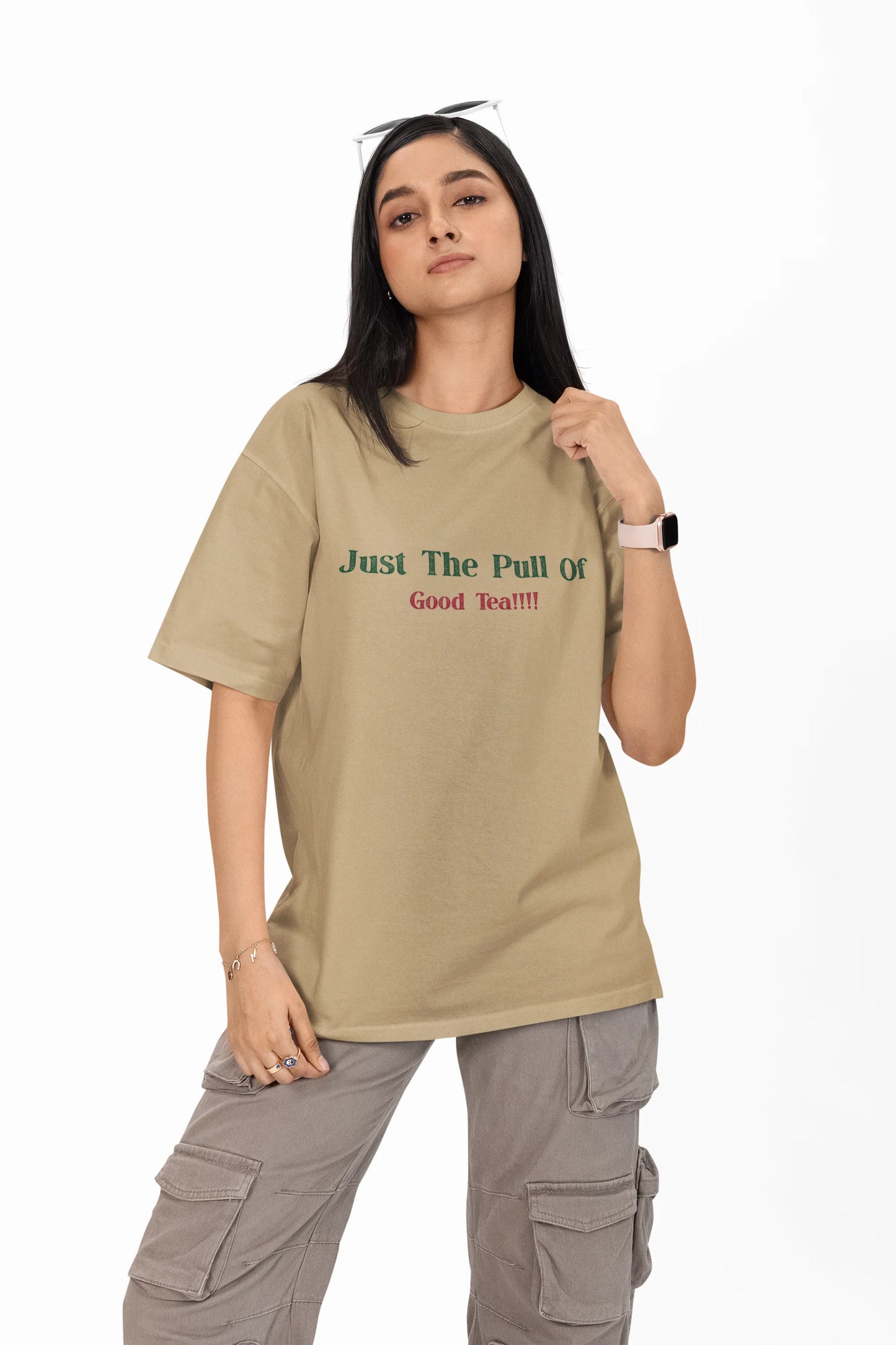 "Gravity? Nah - Just The Pull of Good Tea" | Women’s T-shirt for Tea Lovers