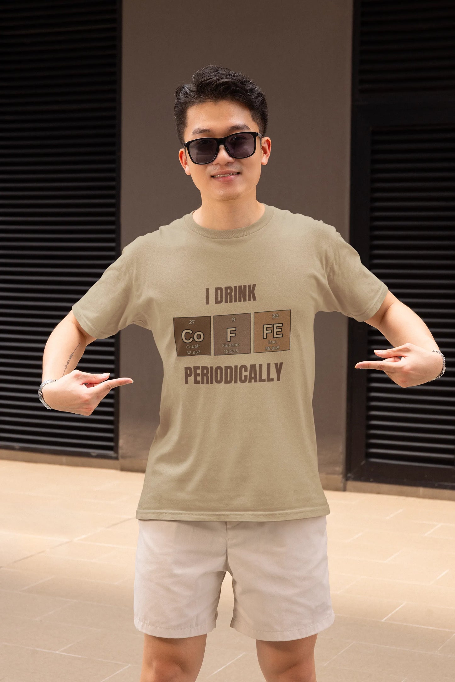 "I Drink Coffee Periodically" | Men’s Coffee Lovers T-shirt