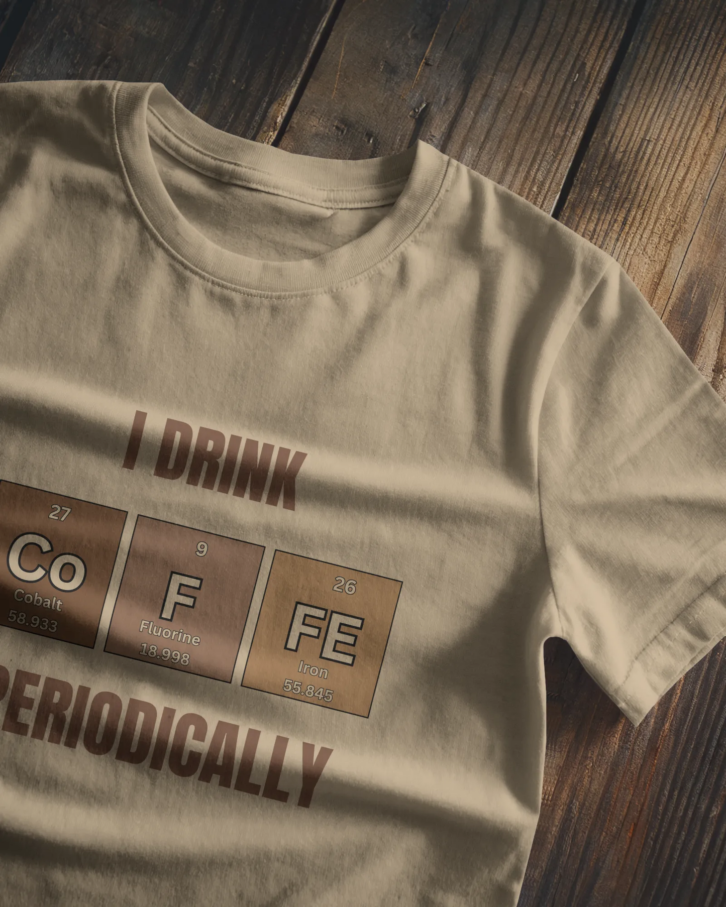 "I Drink Coffee Periodically" | Men’s Coffee Lovers T-shirt