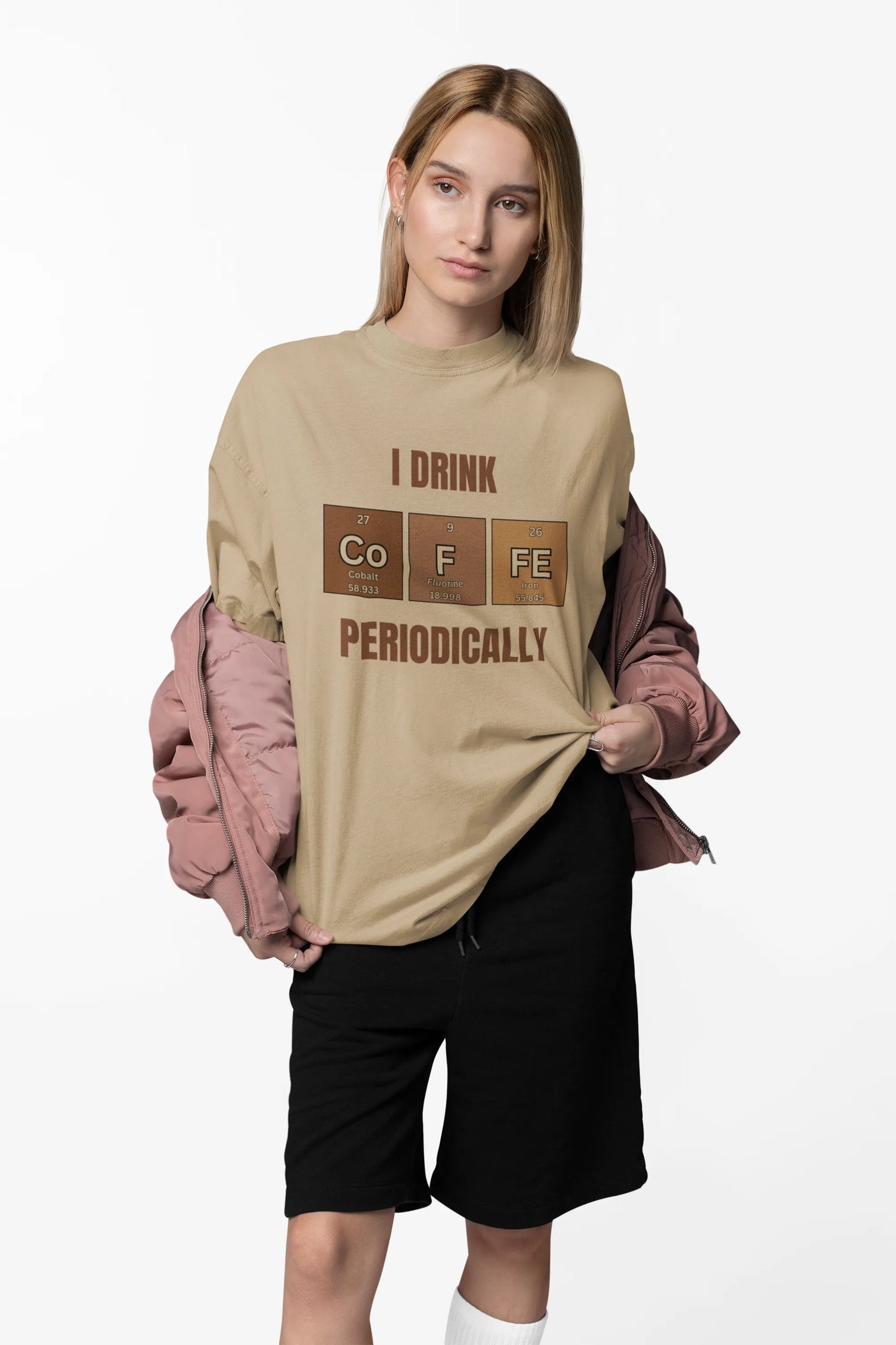 "I Drink Coffee Periodically" | Women’s Coffee Lovers T-shirt