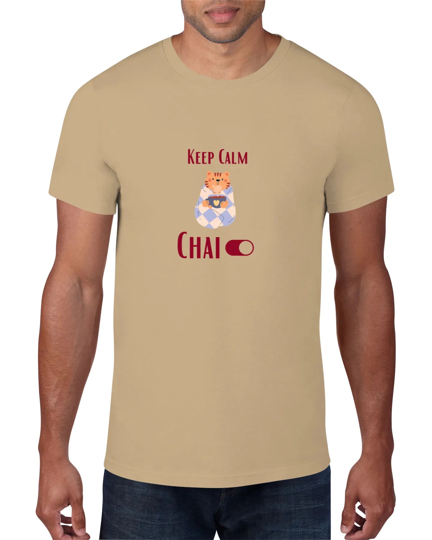 "Keep Calm - Chai" | Men’s T-shirt for Tea Lovers