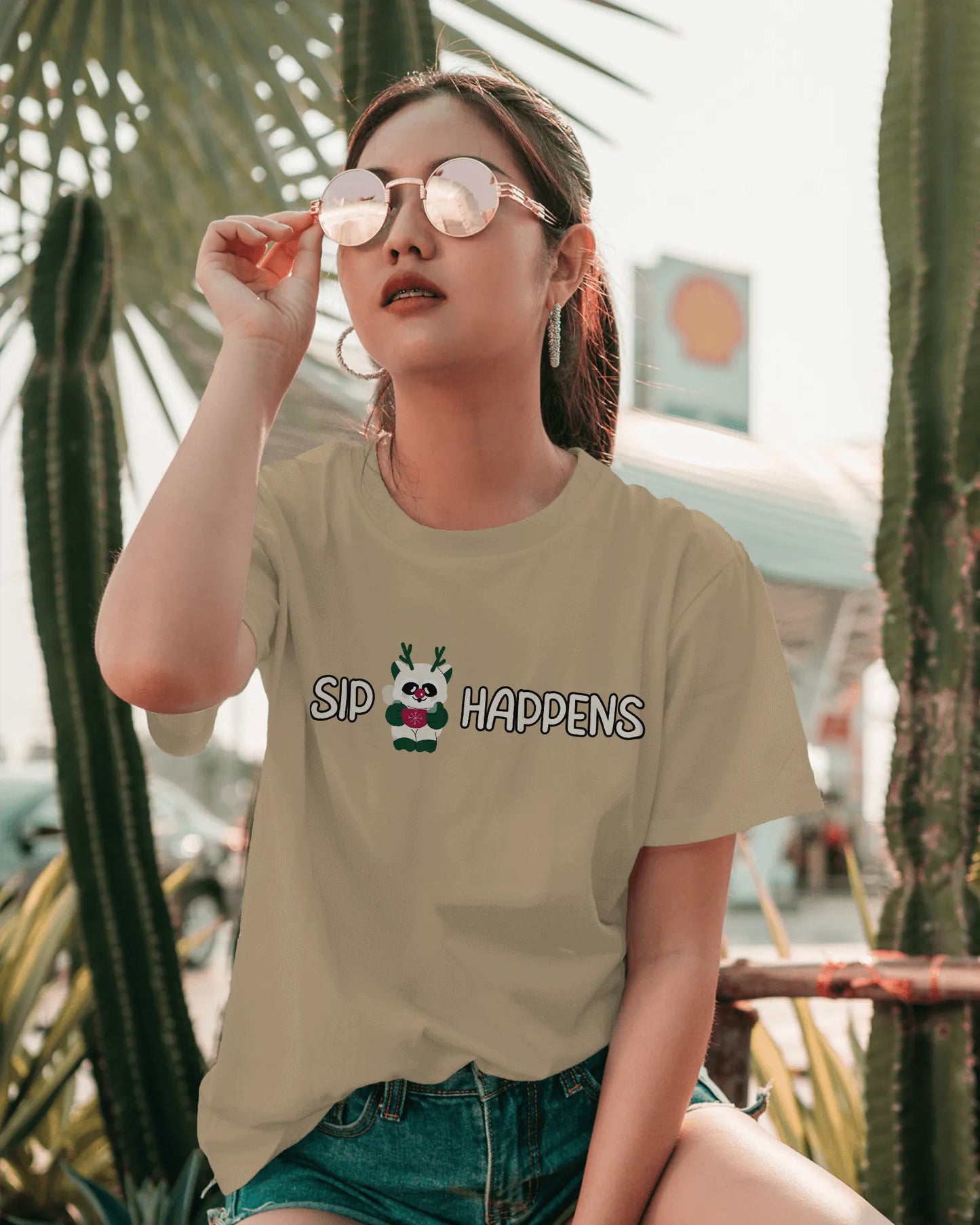 "SIP Happens" | Women’s Coffee Lovers T-shirt