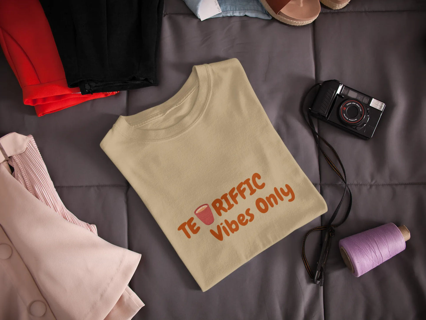 "Tea - Riffic Vibes Only" | Men’s T-shirt for Tea Lovers