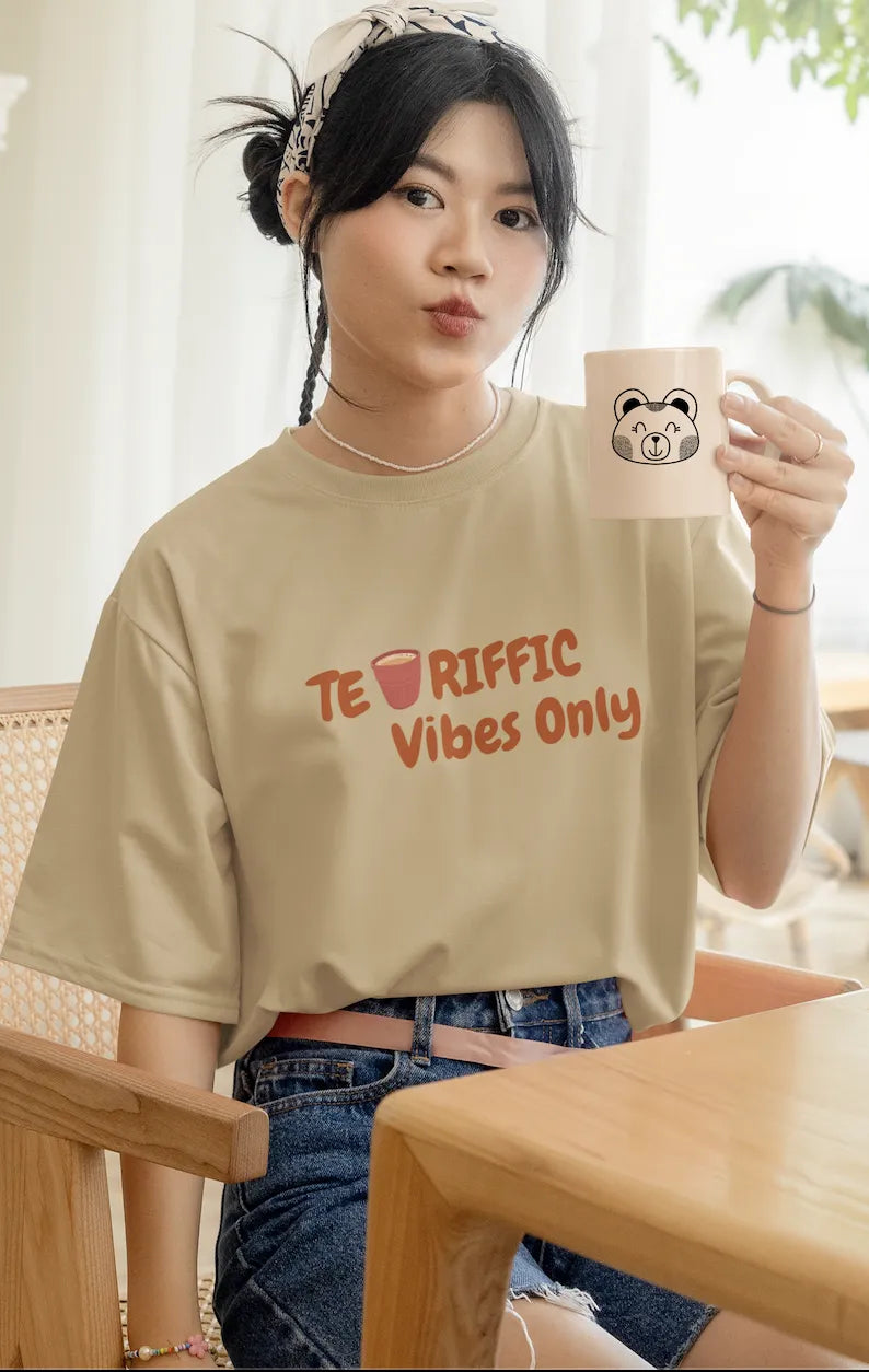 "Tea - Riffic Vibes Only" | Women’s T-shirt for Tea Lovers