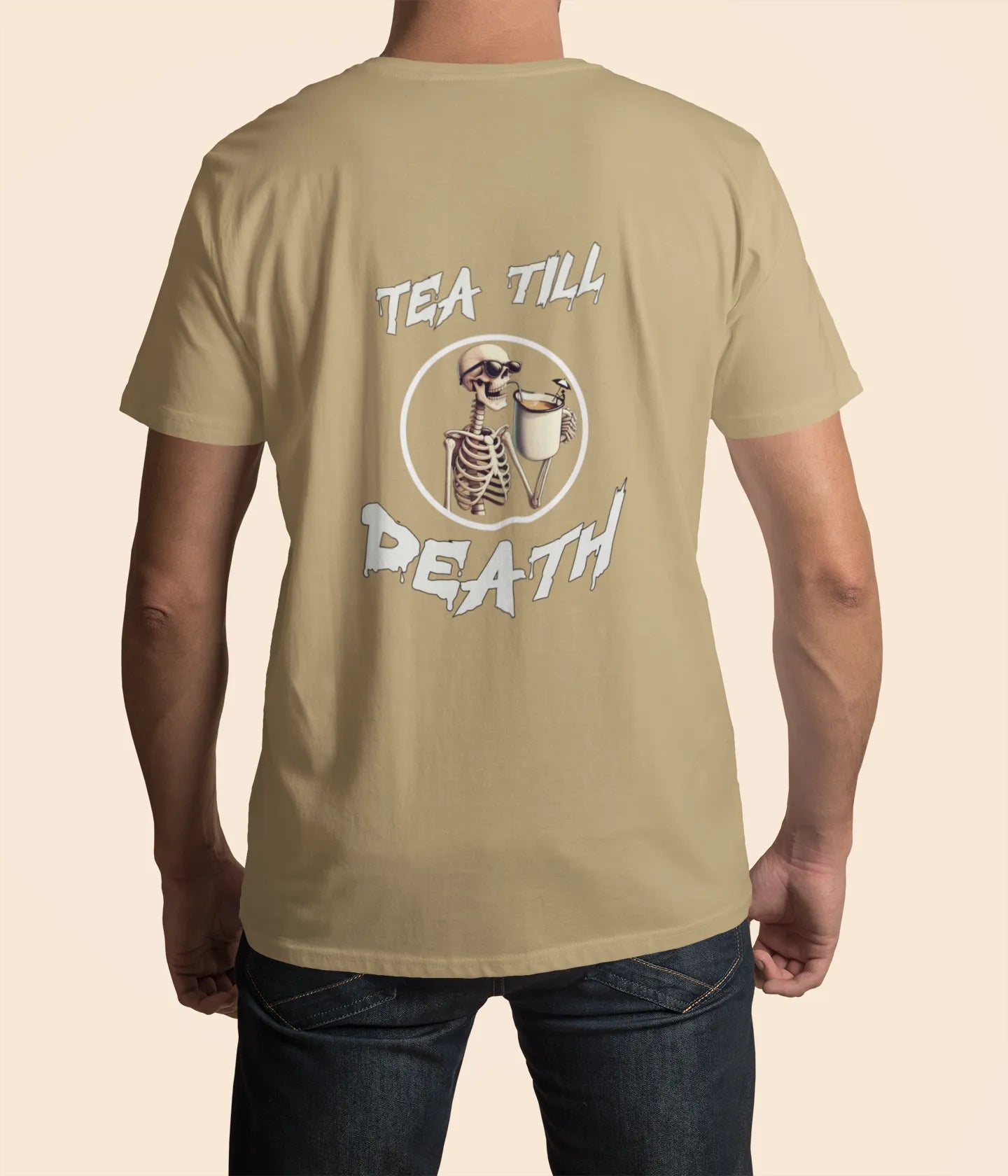 "Tea Till Death" | Men’s T-shirt for Tea Lovers