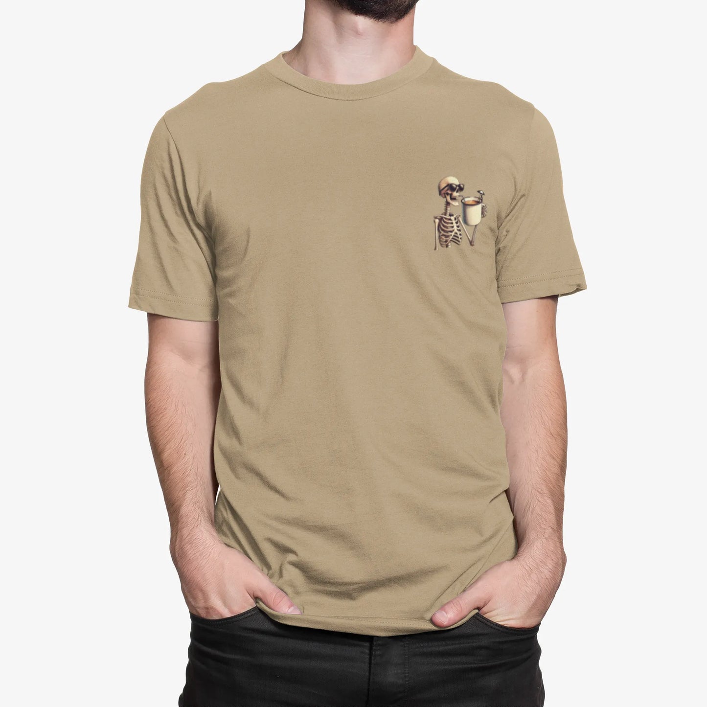 "Tea Till Death" | Men’s T-shirt for Tea Lovers