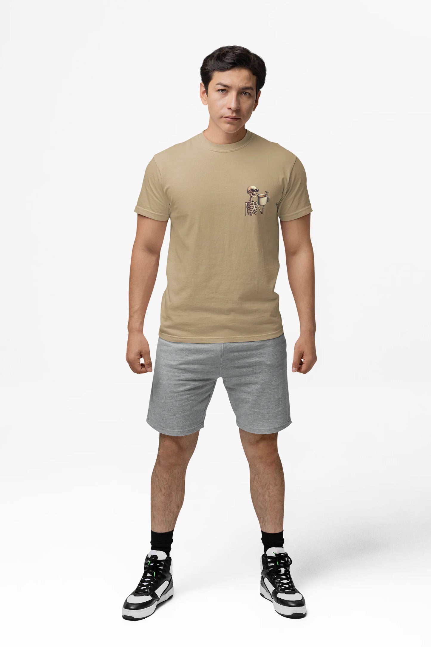 "Tea Till Death" | Men’s T-shirt for Tea Lovers