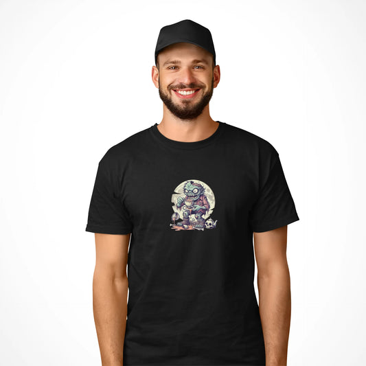 "Brains? No Thanks, Just Tea" | Men’s T-shirt for Tea Lovers