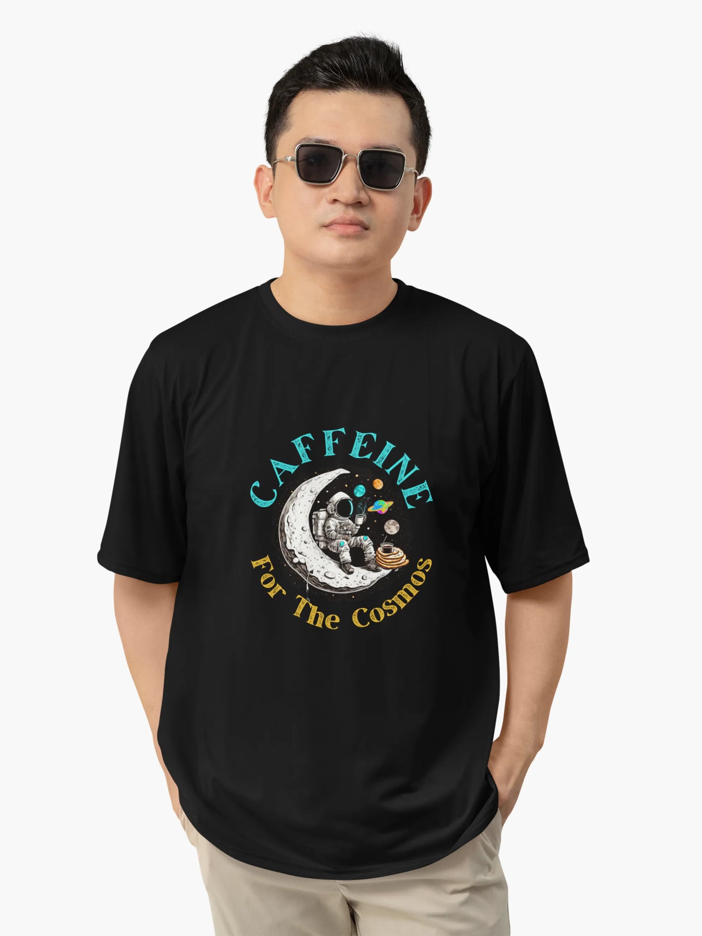 "Caffeine For The Cosmos" | Men’s Coffee Lovers T-shirt