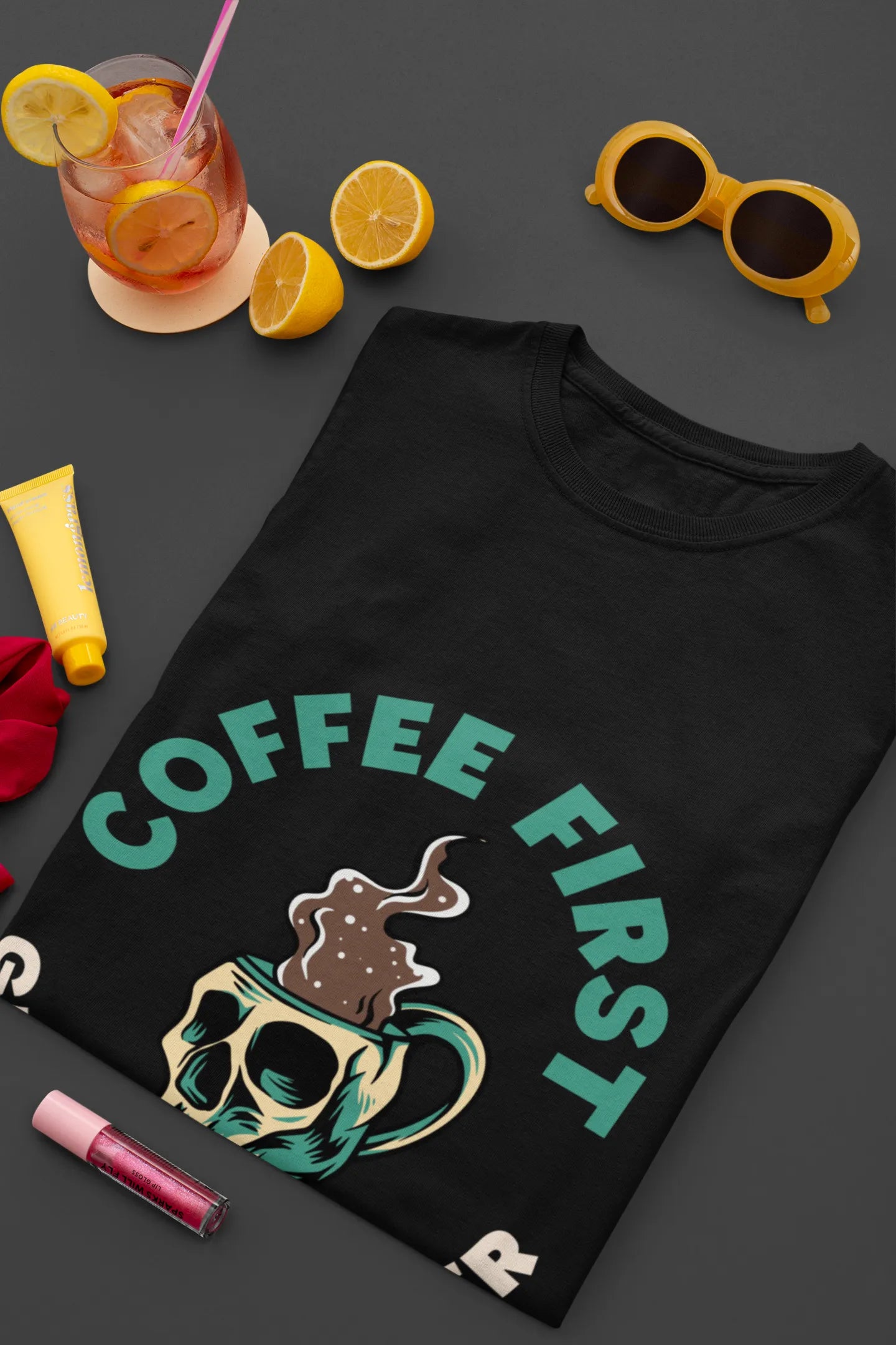 "Coffee First - Greatness Later" | Men’s Coffee Lovers T-shirt