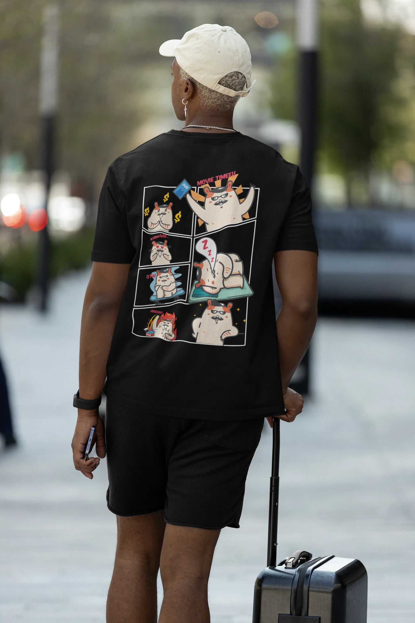 Funny Comic Panel Cartoon T-Shirt for Anime Lovers for Men