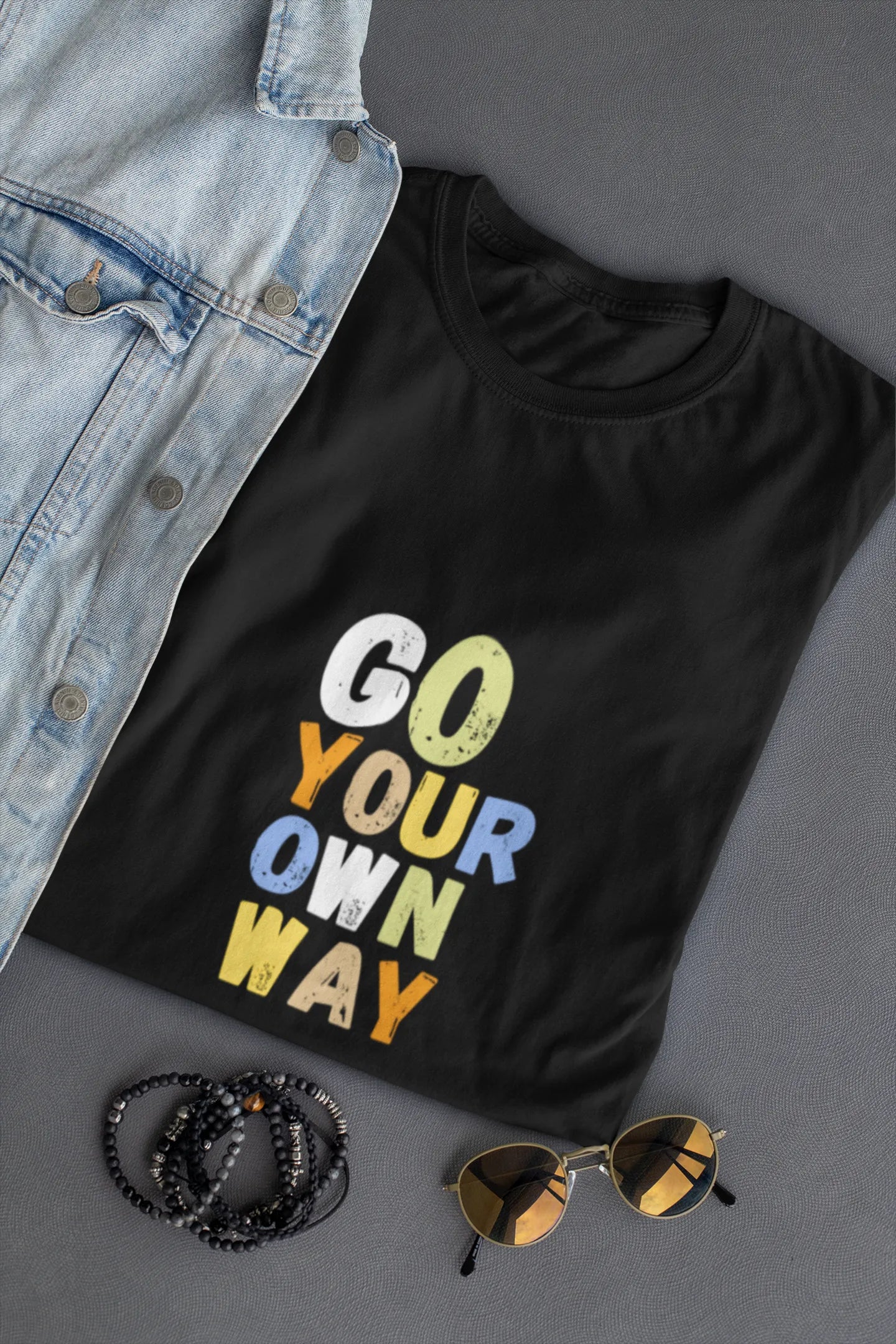 "Go Your Own Way" | Men’s Motivational T-shirt