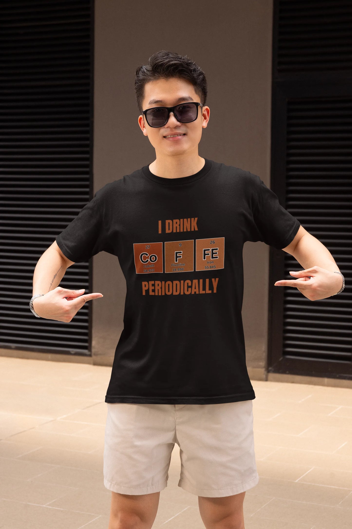 "I Drink Coffee Periodically" | Men’s Coffee Lovers T-shirt