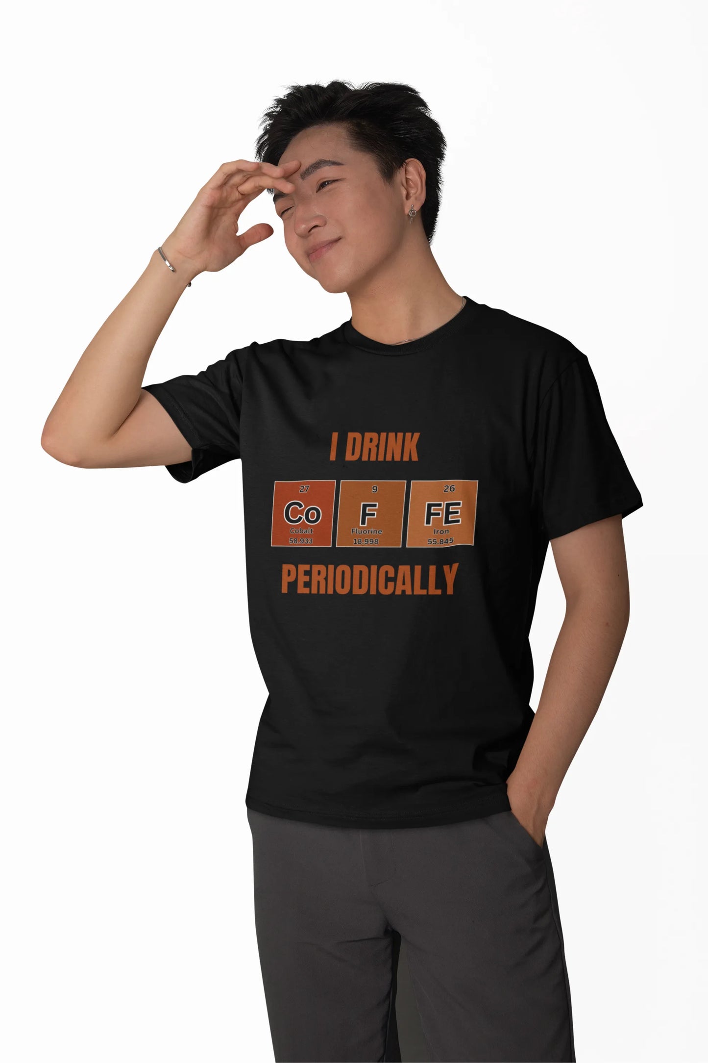 "I Drink Coffee Periodically" | Men’s Coffee Lovers T-shirt