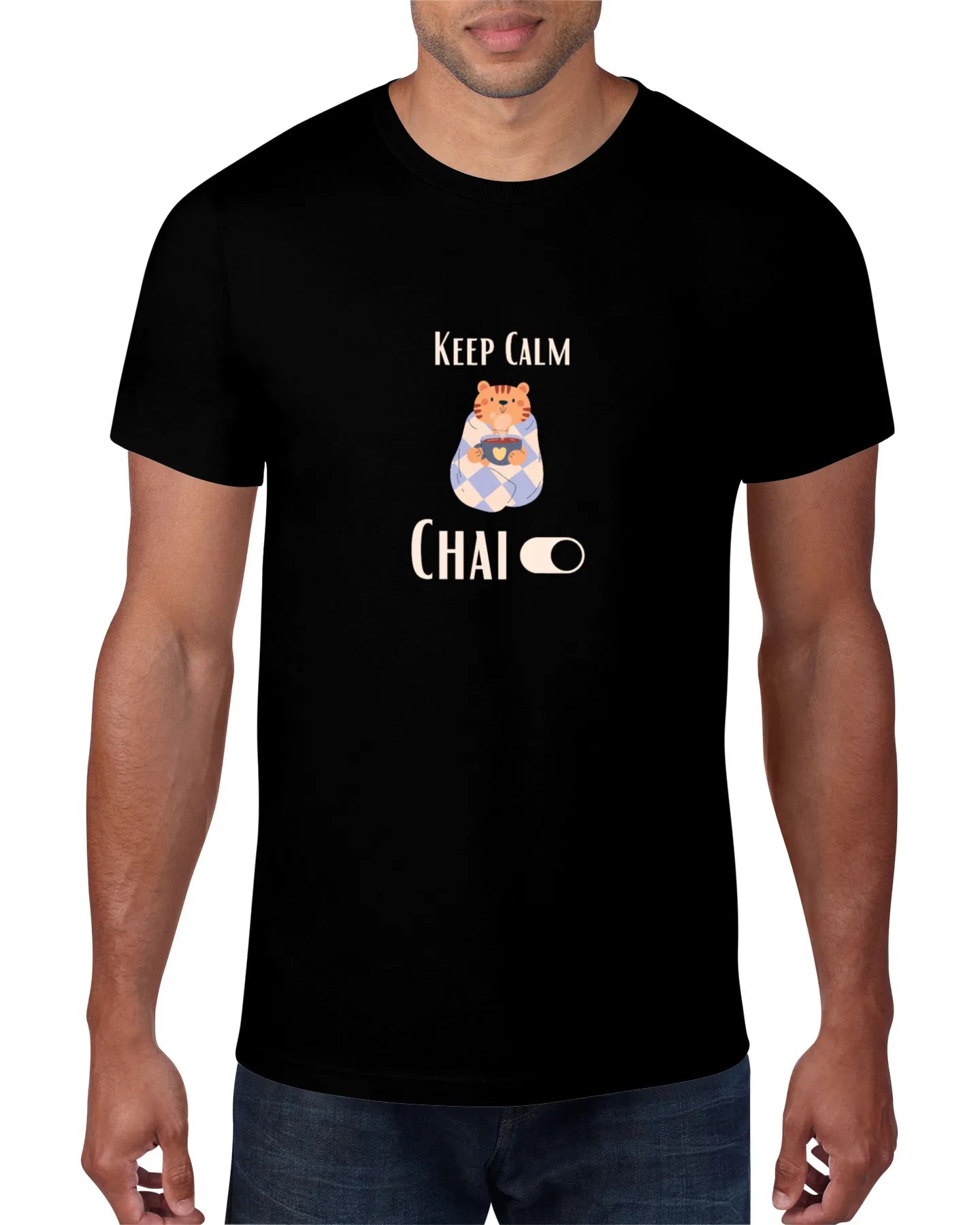 "Keep Calm - Chai" | Men’s T-shirt for Tea Lovers