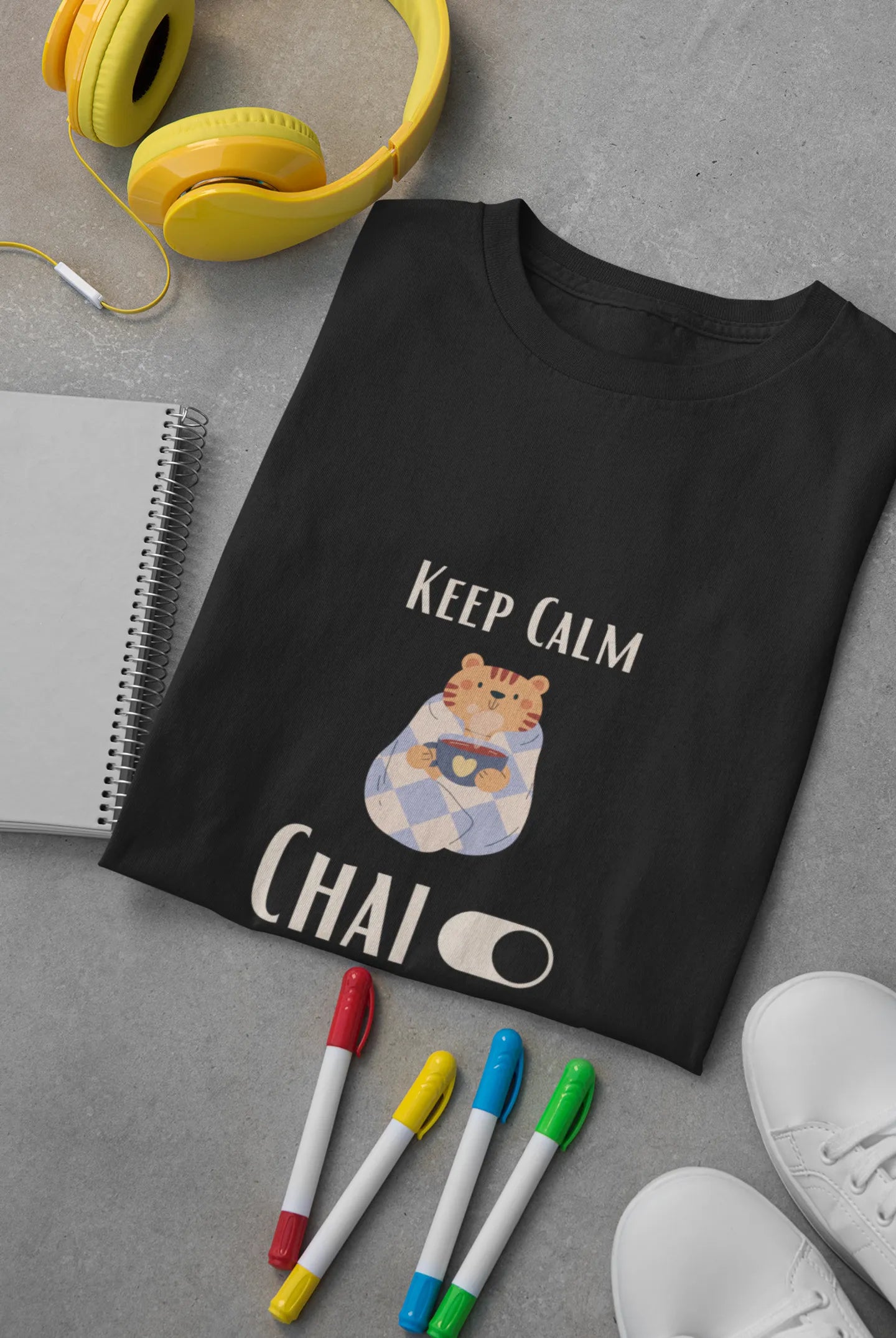 "Keep Calm - Chai" | Men’s T-shirt for Tea Lovers