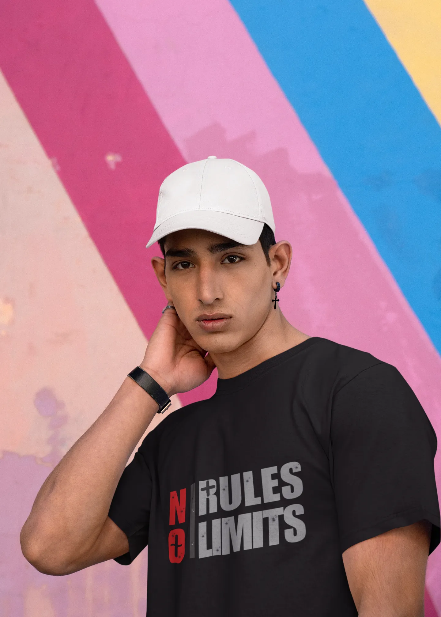 "No Rules No Limits" | Men’s Motivational T-shirt