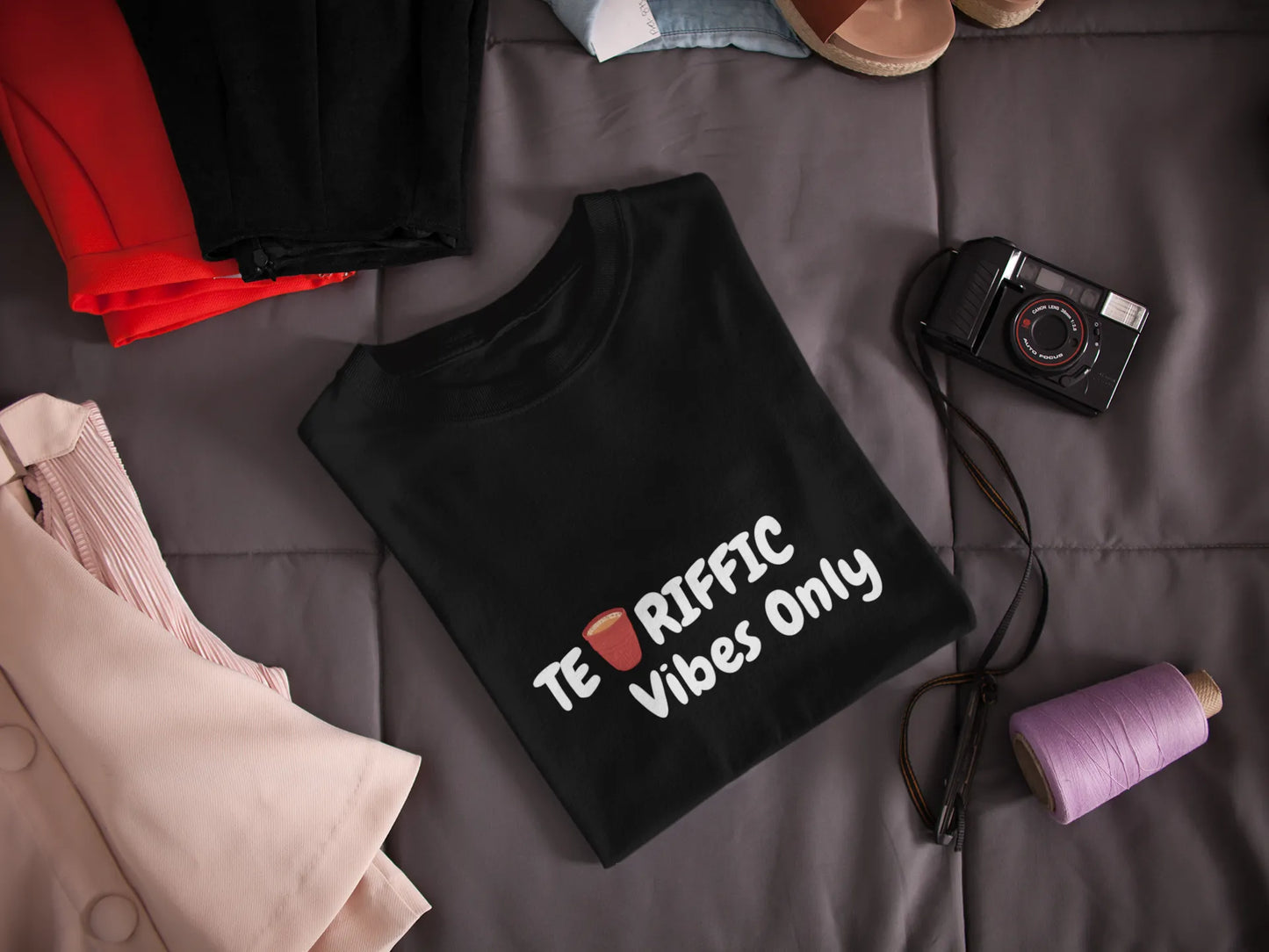 "Tea - Riffic Vibes Only" | Women’s T-shirt for Tea Lovers