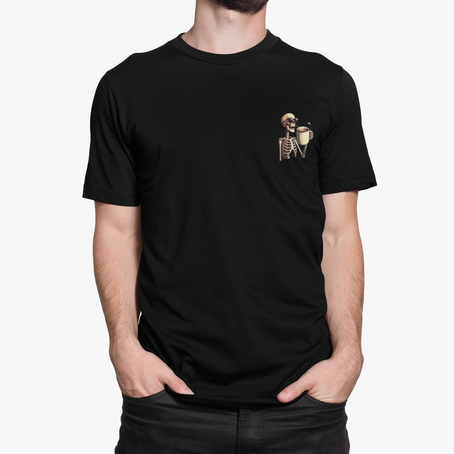 "Tea Till Death" | Men’s T-shirt for Tea Lovers