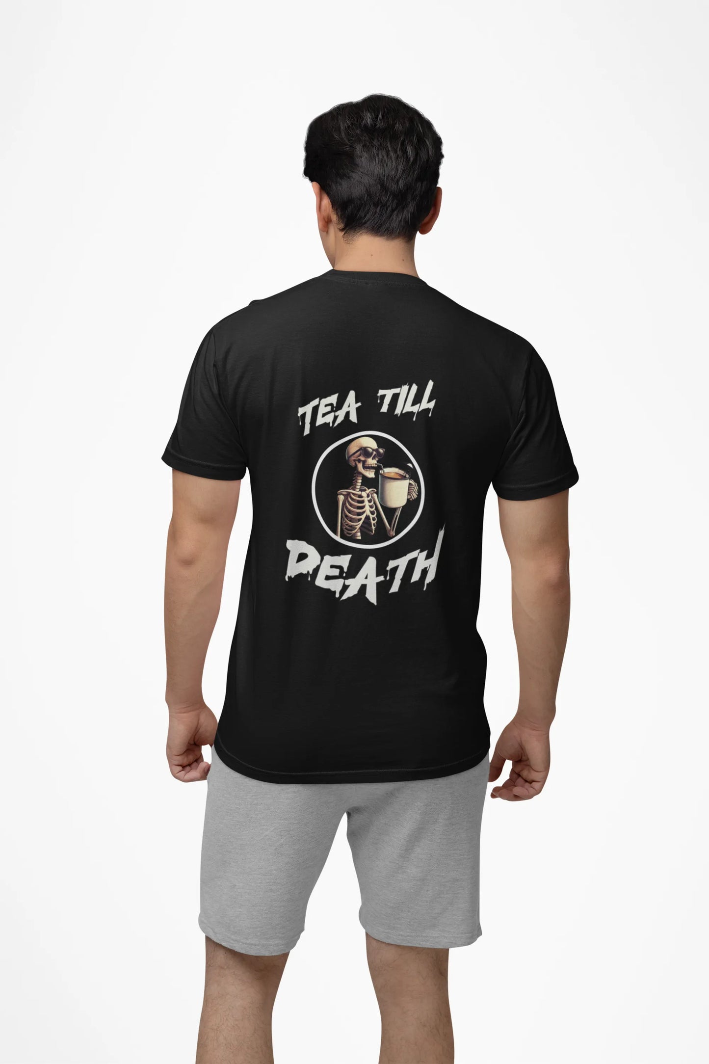 "Tea Till Death" | Men’s T-shirt for Tea Lovers