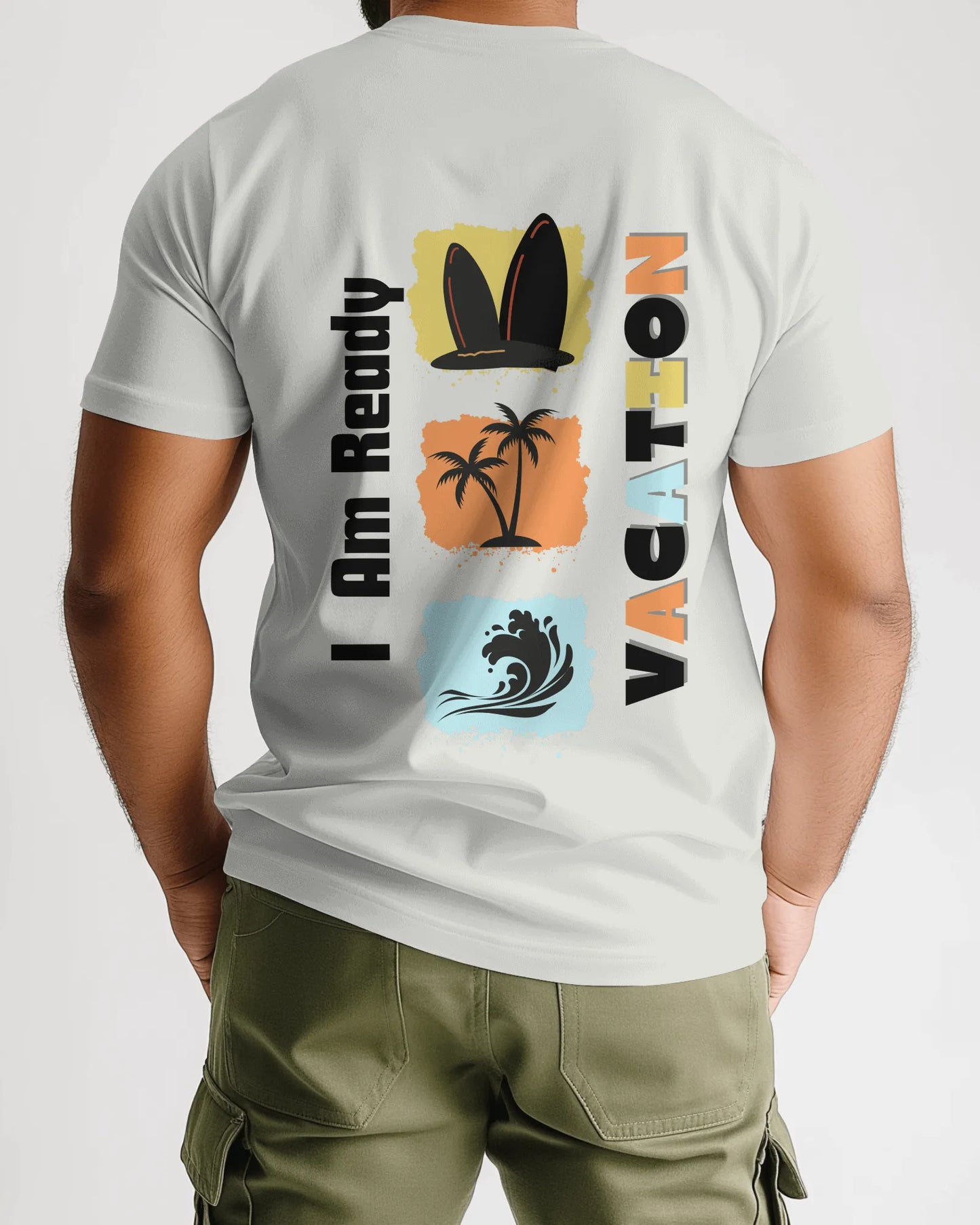 "I am Ready Vacation" | Men 's T-Shirt for Travellers