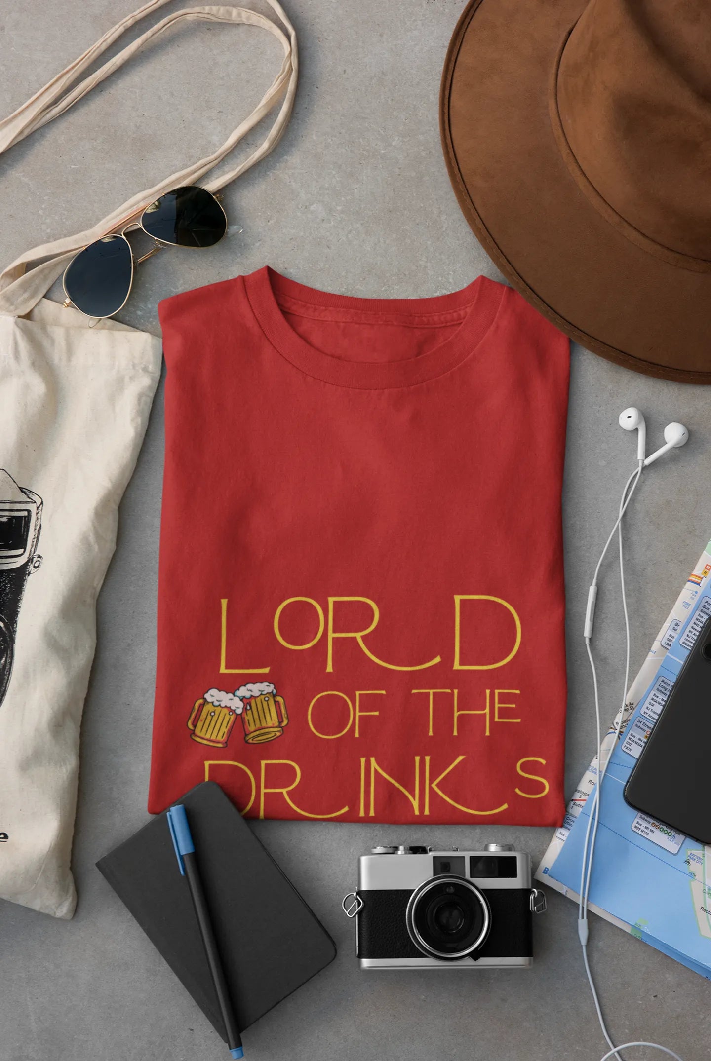 "Lord of The Drinks" | Men 's T-Shirt for Beer Lovers