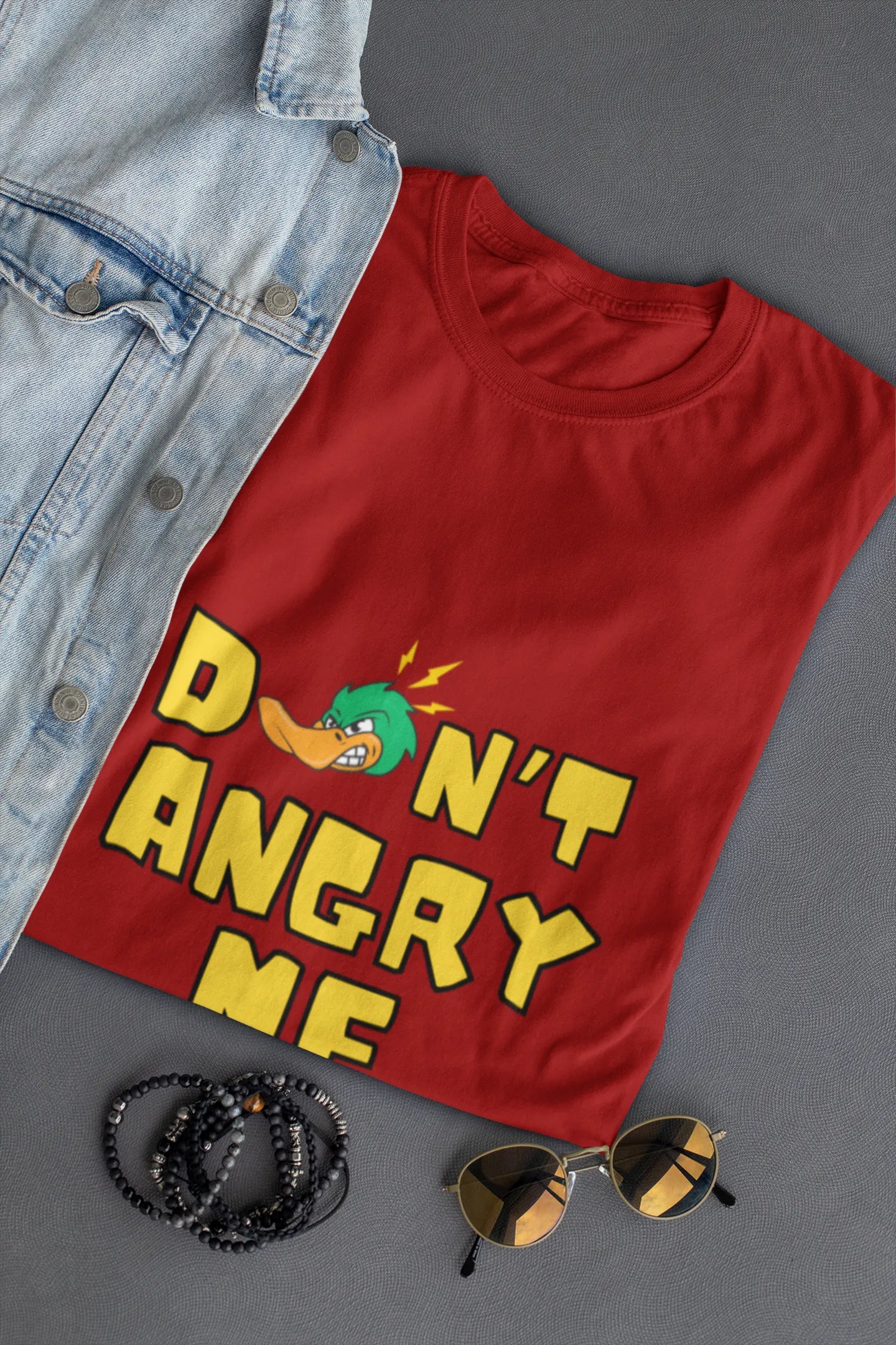 "Don't Angry Me" | Men 's T-Shirt for Love For Animals