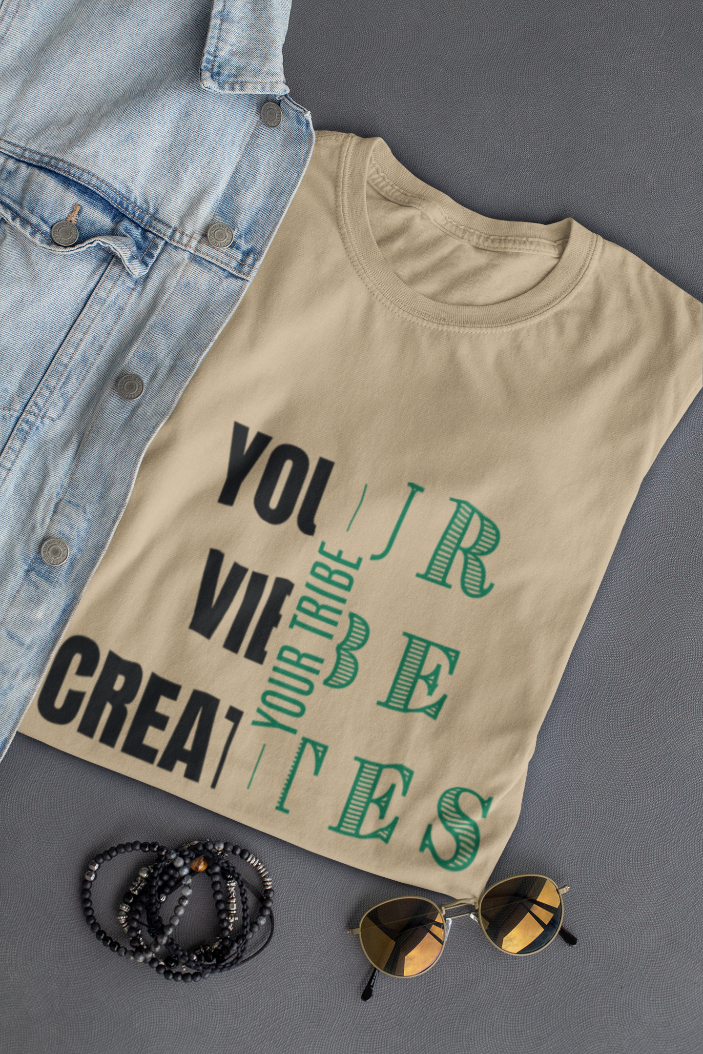 "Your Vibe Creates Your Tribe" | Women’s Motivational T-shirt