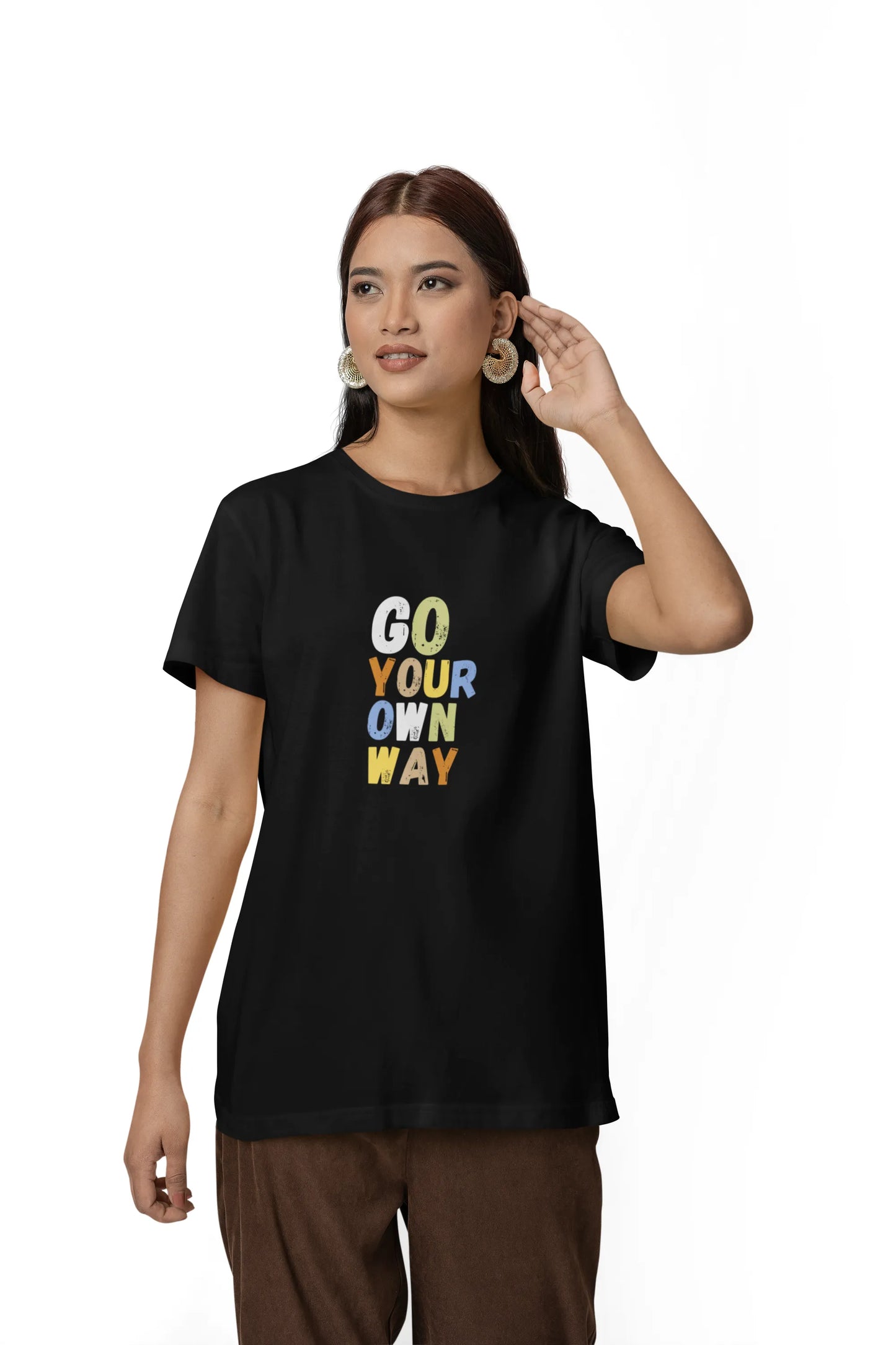 "Go Your Own Way" | Women’s Motivational T-shirt