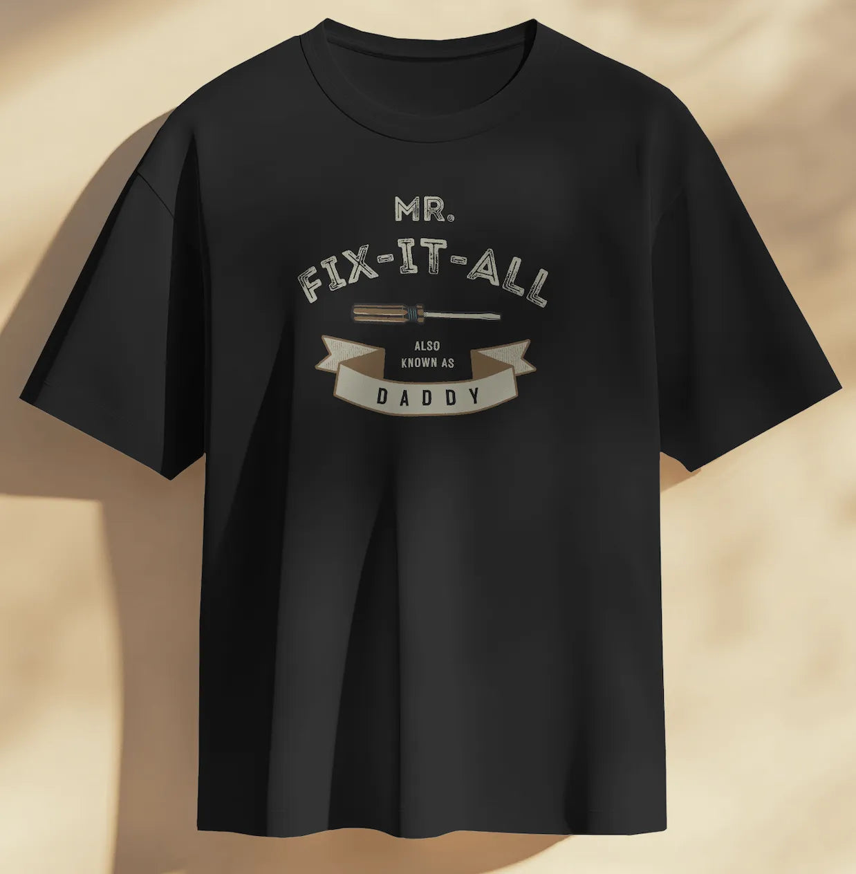 "Mr. Fix-It-All" Daddy T-Shirt – Funny Gift for Dad | Premium Cotton Tee
