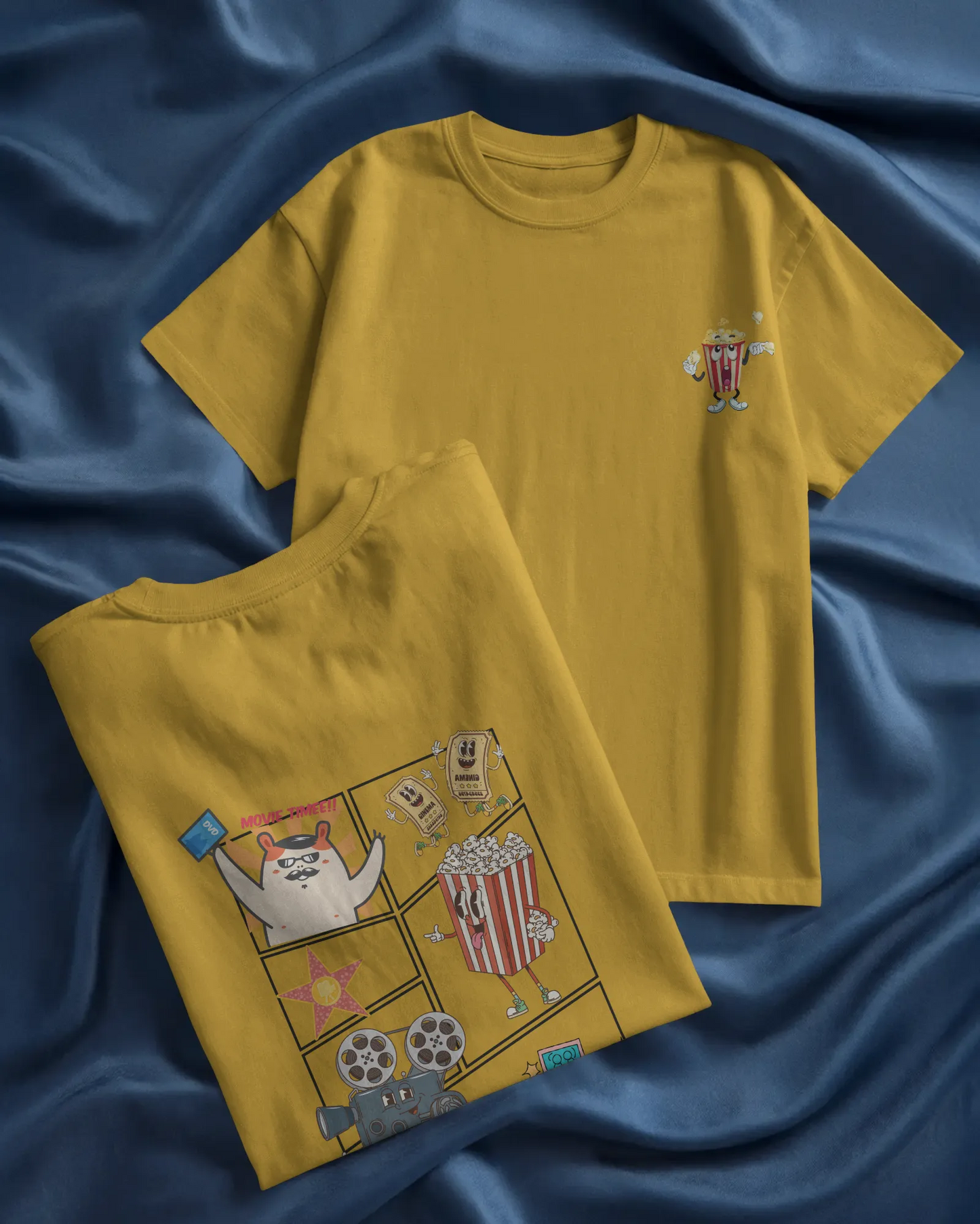"Cartoon Movie Time Graphic T-Shirt – Fun Cinema Vibes Tee for Movie Lovers" | Men’s T-shirt for Cartoon Lovers
